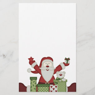 KRW Happy Santa Holiday Stationery