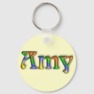 KRW Hippie Groove Name Keychain - Amy