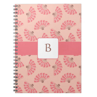 KRW Japanese Fans Custom Monogram Notebook
