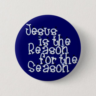 KRW Jesus is the Reason for the Season 6 Cm Round Badge