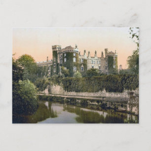 KRW Kilkeny Castle Ireland Vintage Postcard