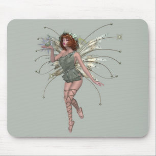 KRW Kiss the Frog Red Head Faery Mousepad