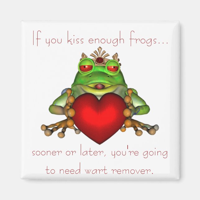 KRW Kissing Frogs Magnet (Front)