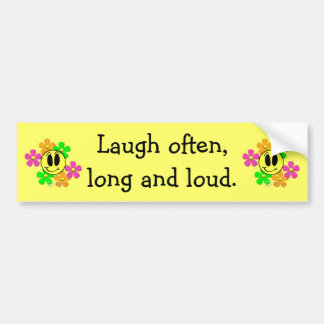 KRW Laugh Bumper Sticker