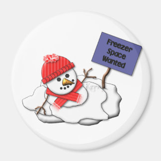 KRW Melting Snowman Magnet