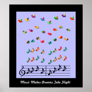 KRW Music Makes Dreams Take Flight Poster