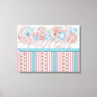 KRW Norah Flower Art Canvas Print