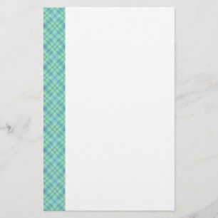 KRW Ocean Plaid Stationery