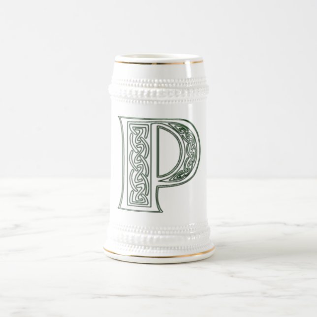 KRW - P - Celtic Monogrammed Stein (Center)