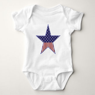 KRW Patriotic Star Flag Infant Shirt