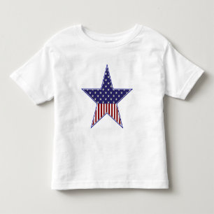 KRW Patriotic Star Flag Toddler Shirt