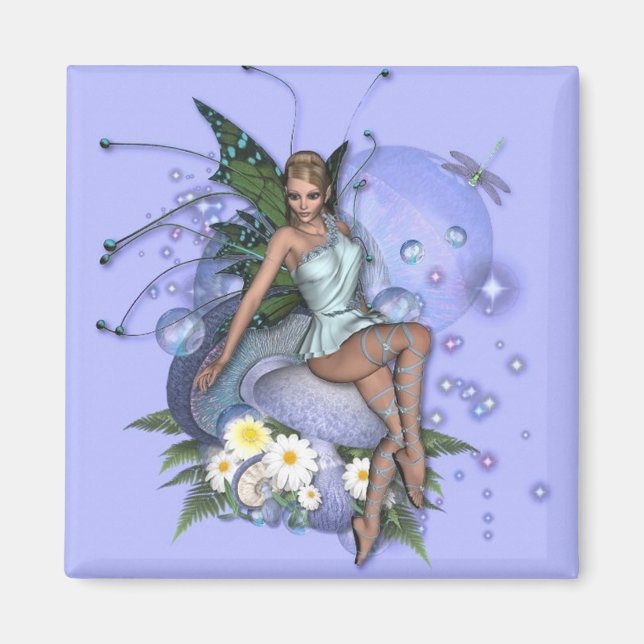 KRW Picking Daisies Faery Magnet (Front)