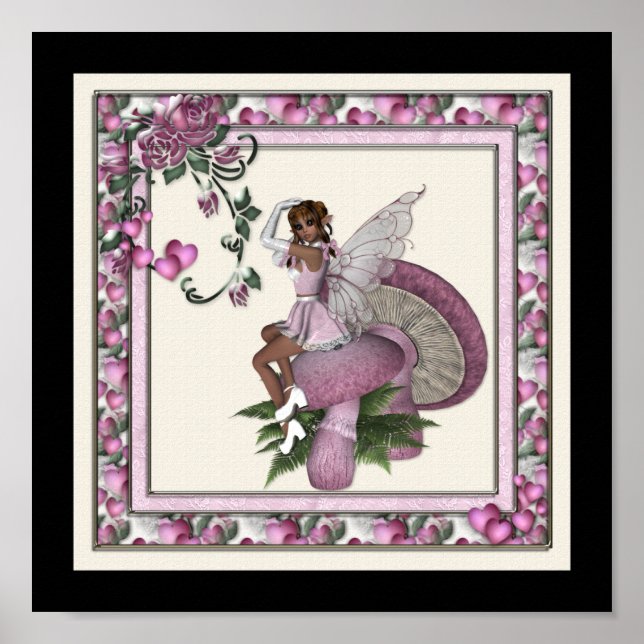 KRW Pink Heart Fairy Poster (Front)