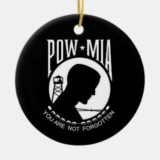 KRW POW/MIA Double Sided Ornament