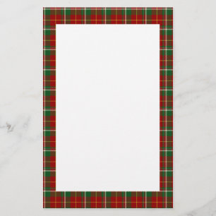 KRW Red Plaid Holiday Stationery