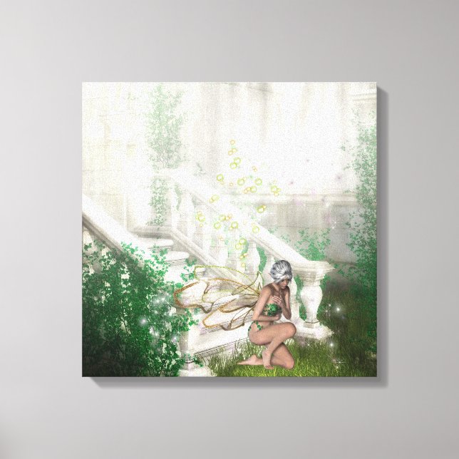 KRW Sacred Ground Fairy Fantasy Canvas Print (Front)