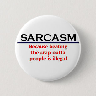 KRW Sarcasm Funny Joke 6 Cm Round Badge