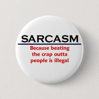 KRW Sarcasm Funny Joke 6 Cm Round Badge
