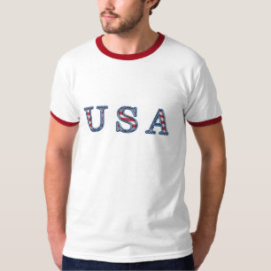 KRW Stars and Stripes USA Patriotic T-Shirt
