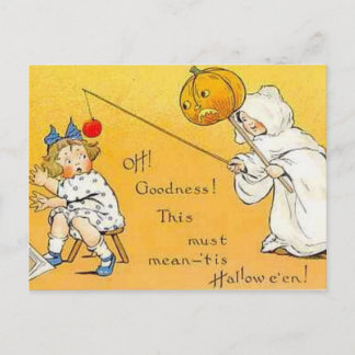 KRW Vintage Halloween Children Card