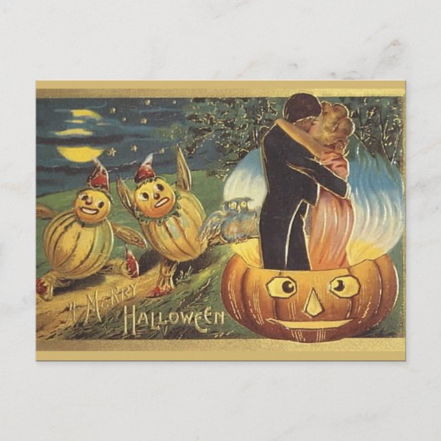 KRW Vintage Halloween Postcard (Front)