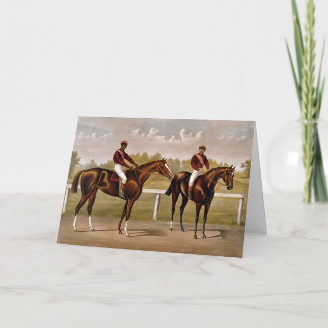 KRW Vintage Horse Racing Card - Customised (Front)