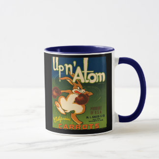 KRW Vintage Up N Atom Carrots Crate Label Mug
