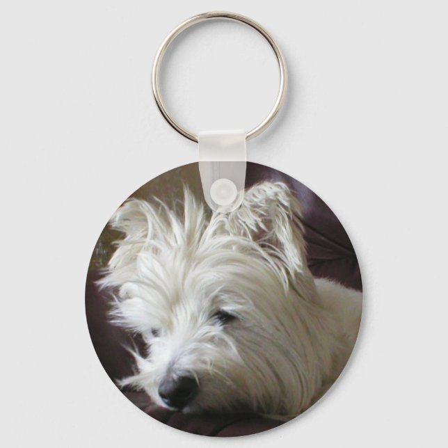 KRW Westie Keychain (Front)