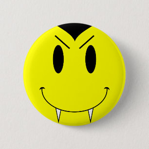 KRW Yellow Face Vampire 6 Cm Round Badge