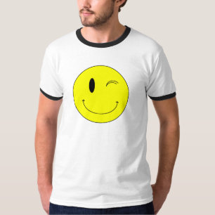 KRW Yellow Winking Face T-Shirt