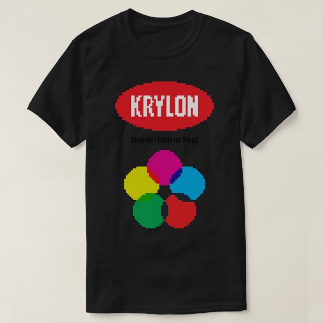 Krylon Spray Paint 8-Bit Essential T-Shirt (Design Front)