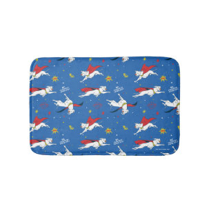 Krypto Flying Pattern Bath Mat