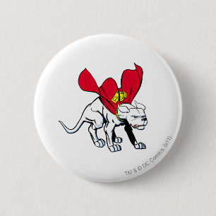 Krypto Growls 6 Cm Round Badge