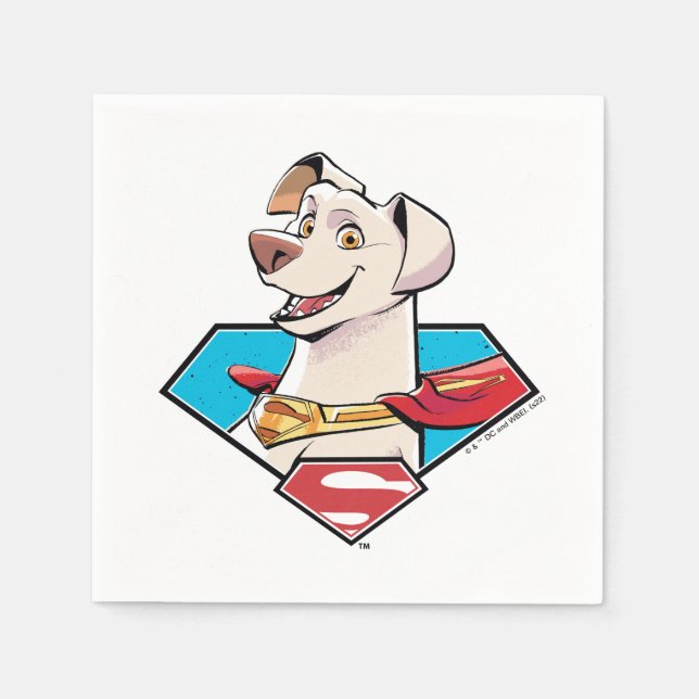 Krypto S-Shield Graphic Napkin (Front)
