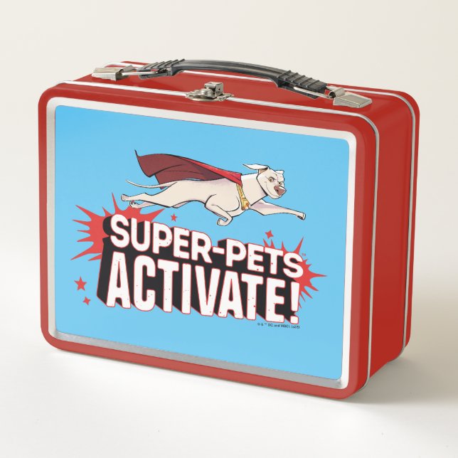 Krypto: Super-Pets Activate! Metal Lunch Box (Front)