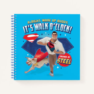 Krypto & Superman - It's Walk O'Clock! Notebook