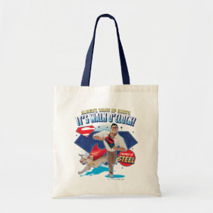 Krypto & Superman - It's Walk O'Clock! Tote Bag