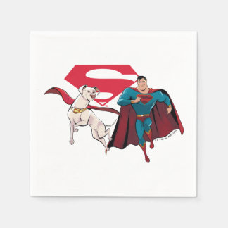 Krypto & Superman Napkin