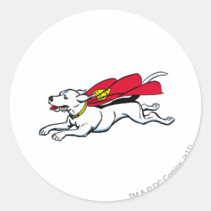 Krypto the dog classic round sticker