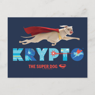 Krypto The Super-Dog Postcard