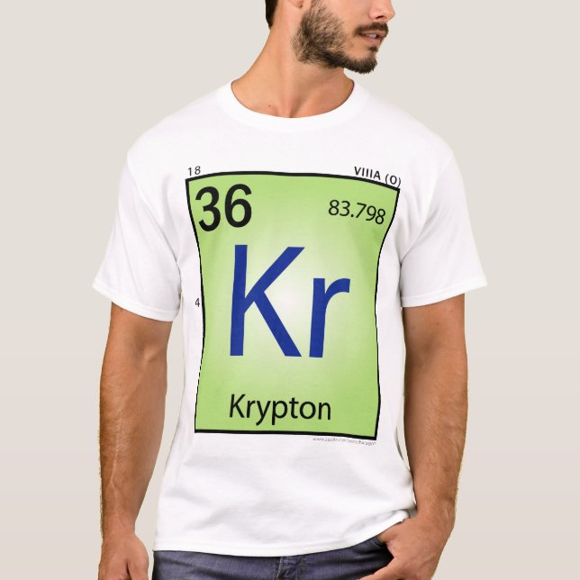 Krypton (Kr) Element T-Shirt - Front Only (Front)