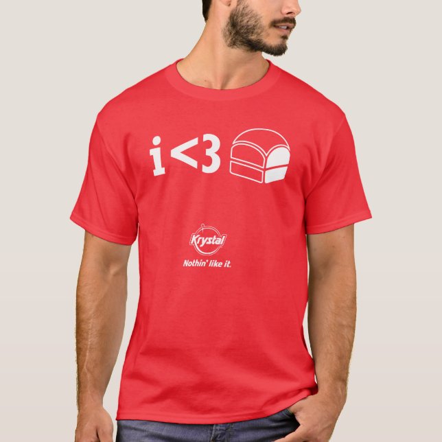 Krystal 3rd Place - I <3 Krystals! T-Shirt (Front)