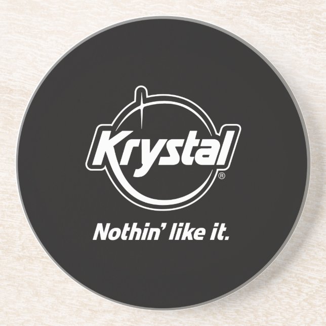 Krystal Logo Coaster (Front)