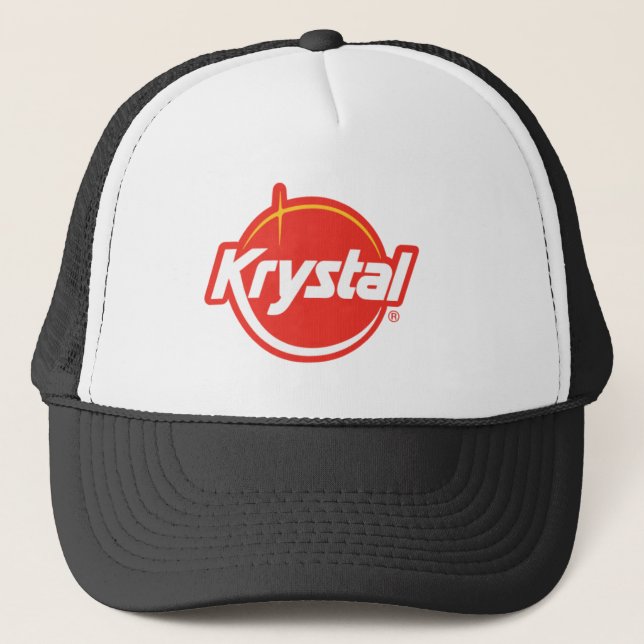 Krystal Logo Trucker Hat (Front)