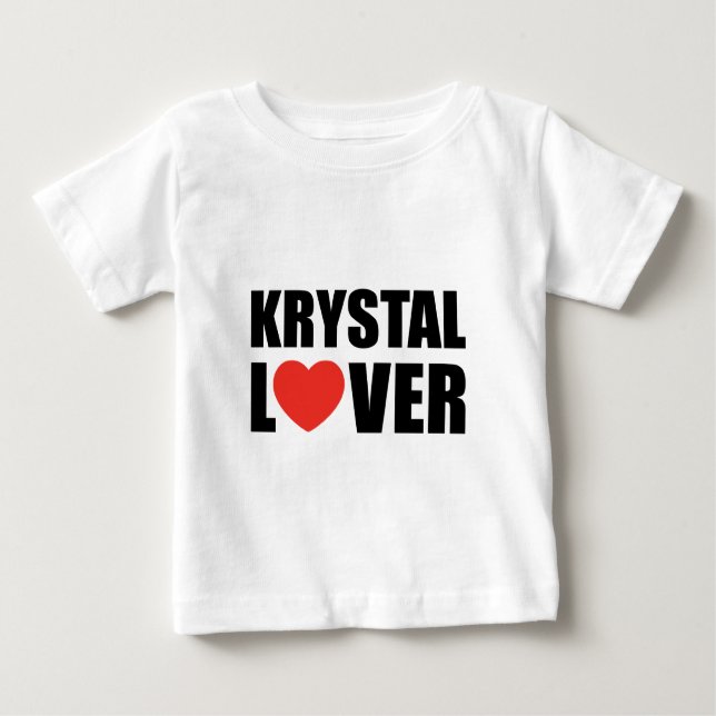 Krystal Lover Baby T-Shirt (Front)