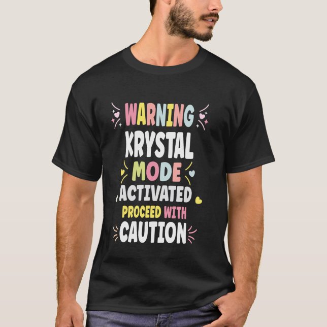 KRYSTAL Personalised Women's  Custom KRYSTAL T-Shirt (Front)
