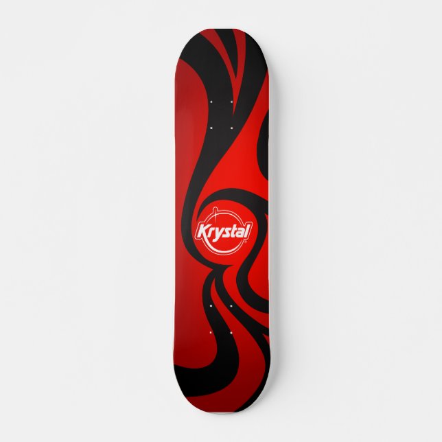 Krystal Swirl Skateboard (Front)