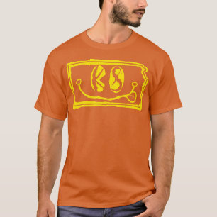 KS Eyes Kansas Grunge Smiling Face Yellow T-Shirt