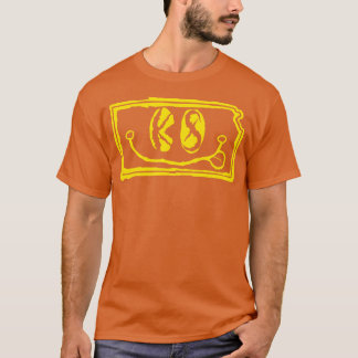 KS Eyes Kansas Grunge Smiling Face Yellow T-Shirt