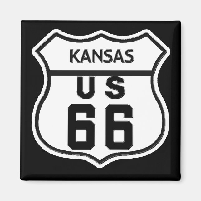 KS US ROUTE 66 MAGNET (Front)